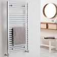 Vogue Ladder Rails Vogue Focus Straight Towel Rail - 1200 x 500mm - Central Heating - Chrome
