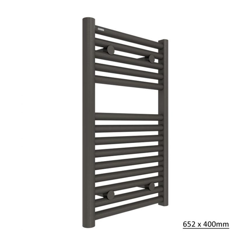 Tissino Ladder Rails Tissino Hugo2 Designer Towel Radiator in Arabica 652 x 400 / Central Heating