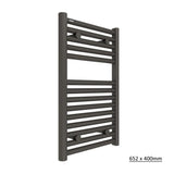 Tissino Ladder Rails Tissino Hugo2 Designer Towel Radiator in Arabica 652 x 400 / Central Heating