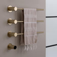 JTP Designer Towel Rail JTP Onyx Electric Designer Towel Radiator Brushed Brass