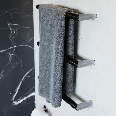 Saneux Designer Towel Radiator Saneux Ember Solo Dry Electric Towel Rail 450 x 100mm / Chrome