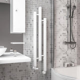 Eastbrook Conwy Vertical Designer Radiator - 1200 x 220mm - Matt White