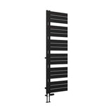 Eastbrook Designer Towel Radiator Eastbrook Helmsley Straight Vertical Designer Towel Rail in Matt Black