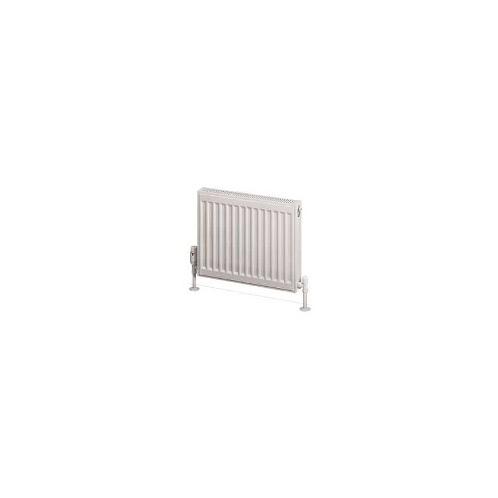 Aquarius Bathrooms Type 21 Aquarius Type 21 Compact Panel Radiator In Gloss White