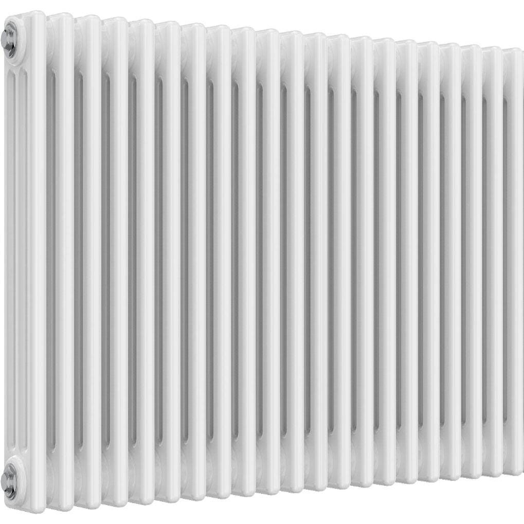 Aquarius Bathrooms Column Radiator Aquarius Foundry Horizontal 3 Column Radiator in White 750mm x 965mm