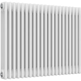 Aquarius Bathrooms Column Radiator Aquarius Foundry Horizontal 3 Column Radiator in White 750mm x 965mm