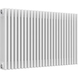 Aquarius Bathrooms Column Radiator Aquarius Foundry Horizontal 4 Column Radiator in White 750mm x 1190mm
