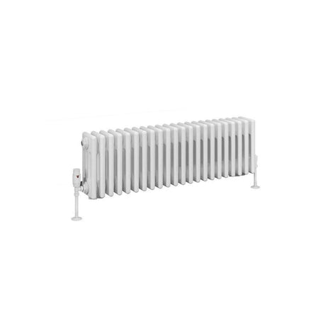 Eastbrook Column Radiator Eastbrook Rivassa Traditional 4 Column Radiator in Gloss White