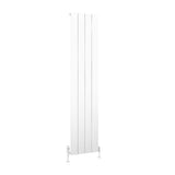 Eastbrook Panel Radiator Eastbrook Charlton Vertical Designer Radiator in Matt White