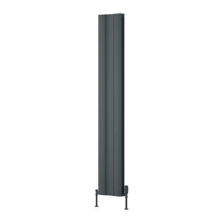 Reina Panel Radiator Reina Gio Aluminium Vertical Double Panel Central Heating Designer Radiator 1800 x 280mm / Anthracite