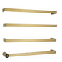 JTP Designer Towel Radiators JTP ZYON Designer Towel Radiator - 630 x 486mm - Brushed Brass - Electric Only