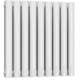 Aquarius Bathrooms Column Radiator Aquarius Athens Horizontal Double Column Radiator 600 x540mm / White