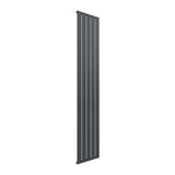 Reina Panel Radiator Reina Flat Vertical Single Panel Radiator 1800 x 366mm / Anthracite
