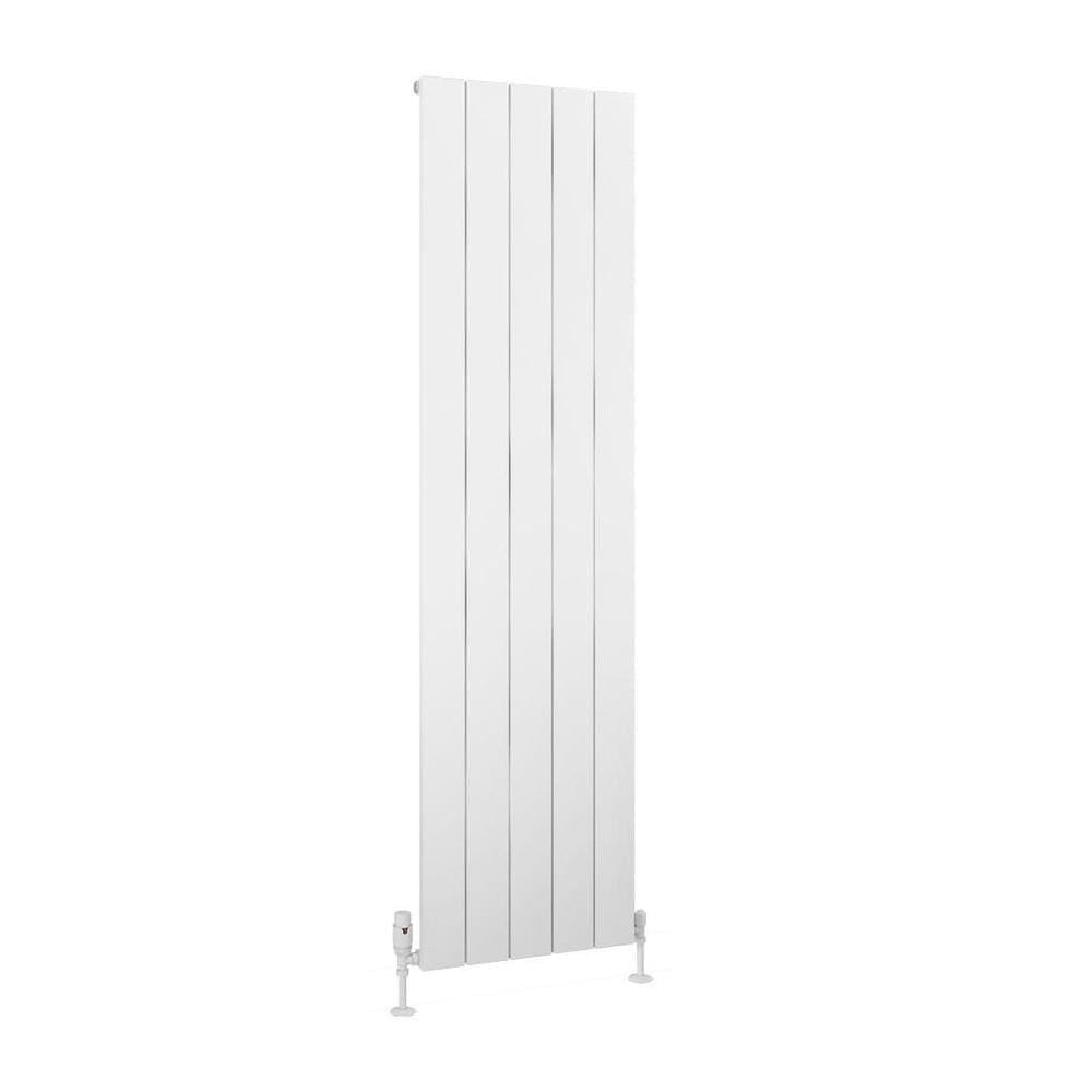 Eastbrook Panel Radiator Eastbrook Charlton Vertical Designer Radiator in Matt White