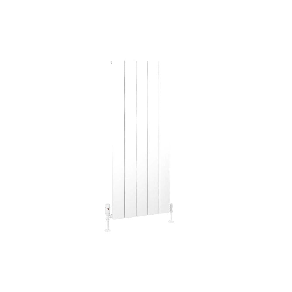 Eastbrook Panel Radiator Eastbrook Charlton Vertical Designer Radiator in Matt White