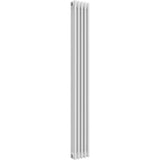 Aquarius Bathrooms Column Radiator Aquarius Foundry Vertical 3 Column Radiator in White 1800mm x 245mm