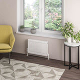 Aquarius Bathrooms Type 21 Aquarius Type 21 Compact Panel Radiator In Gloss White 400 x 600mm