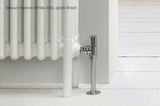 MHS Radiators Column Radiator MHS Multisec Traditional 3 Column Radiator in Traffic White