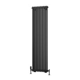 Eastbrook Column Radiator Eastbrook Rivassa Traditional 2 Column Radiator in Matt Anthracite