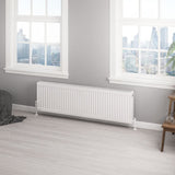 Aquarius Bathrooms Type 22 Aquarius Type 22 Compact Panel Radiator in Gloss White 400 x 1400mm