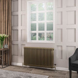 Eastbrook Column Radiator Eastbrook Rivassa Traditional 3 Column Radiator in Bronze Effect 600 x 1010 / Central Heating