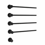 JTP Designer Towel Rail JTP Onyx Electric Designer Towel Radiator Matt Black