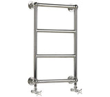 Heritage Traditional Towel Radiator Heritage Portland Traditional Heated Towel Rail - Wall Mounted - 740 x 475 - Chrome - AHC94