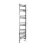 Totally Rads Ladder Rails Eastbrook Wendover Curved Vertical Heated Towel Rail in White
