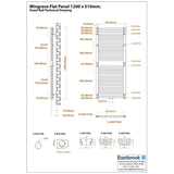 Eastbrook Flat Panel Radiator Eastbrook Wingrave Flat Panel Radiator In Gloss White