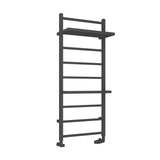 Eastbrook Designer Towel Radiator Eastbrook Launton Straight Vertical Heated Towel Rail in Matt Anthracite