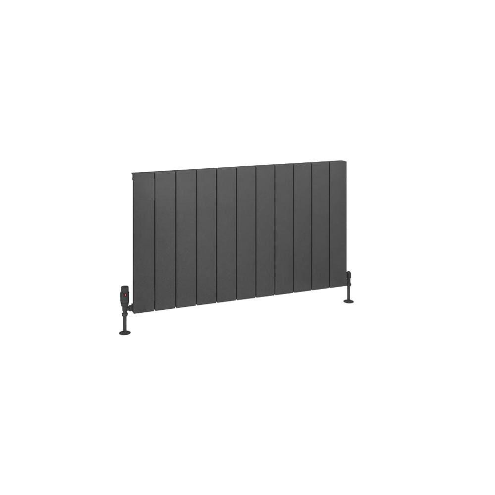 Eastbrook Flat Panel Radiators Eastbrook Charlton Horizontal Designer Radiator in Matt Anthracite