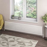 Aquarius Type 21 Compact Panel Radiator In Gloss White