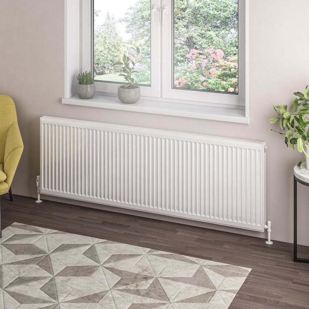 Aquarius Type 21 Compact Panel Radiator In Gloss White
