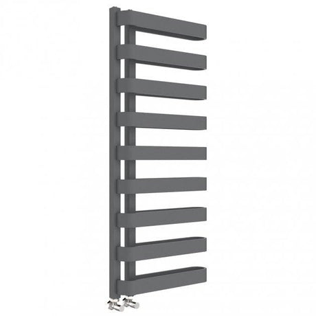 KRAD Designer Towel Radiators K-RAD Texas Straight Vertical Designer Towel Rail in Anthracite