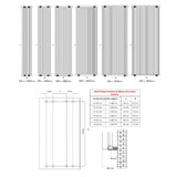 Reina Panel Radiator Reina Albano Central Heating Vertical Designer Radiator