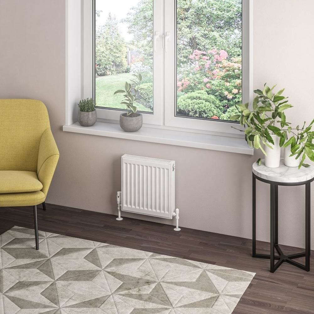 Aquarius Type 21 Compact Panel Radiator In Gloss White
