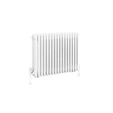 Eastbrook Column Radiator Eastbrook Rivassa Traditional 4 Column Radiator in Gloss White