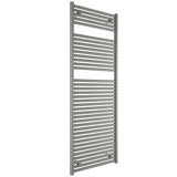 Tissino Ladder Rails Tissino Hugo2 Designer Towel Radiator in Lusso Grey 1652 x 600 / Central Heating