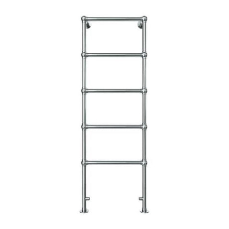 Vogue Traditional Towel Radiator Vogue Ballerina Traditional Straight Floor Mounted Heated Towel Rail in Chrome 848 x 598 / Central Heating