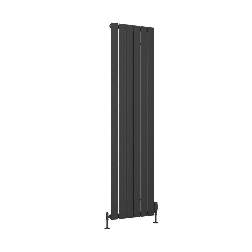 Totally Rads Ladder Rails Eastbrook Wendover Curved Vertical Heated Towel Rail in White