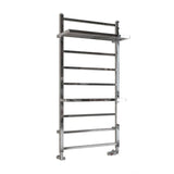 Eastbrook Designer Towel Radiator Eastbrook Launton Straight Vertical Heated Towel Rail in Chrome 1200 x 600 / Electric Only