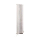 Eastbrook Column Radiators Eastbrook Rubano Straight Vertical Traditional Column Radiator in Gloss White