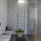 JIS Ladder Rail JIS Sussex Ardingly Vertical Stainless Steel Heated Towel Rail Central Heating / Polished Chrome