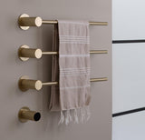 JTP Designer Towel Rail JTP Onyx Electric Designer Towel Radiator Brushed Brass