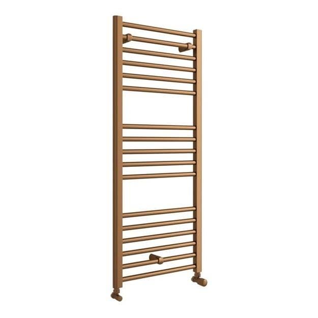 Aquarius Bathrooms Ladder Rail Aquarius Zanelli Towel Radiator in Brushed Bronze