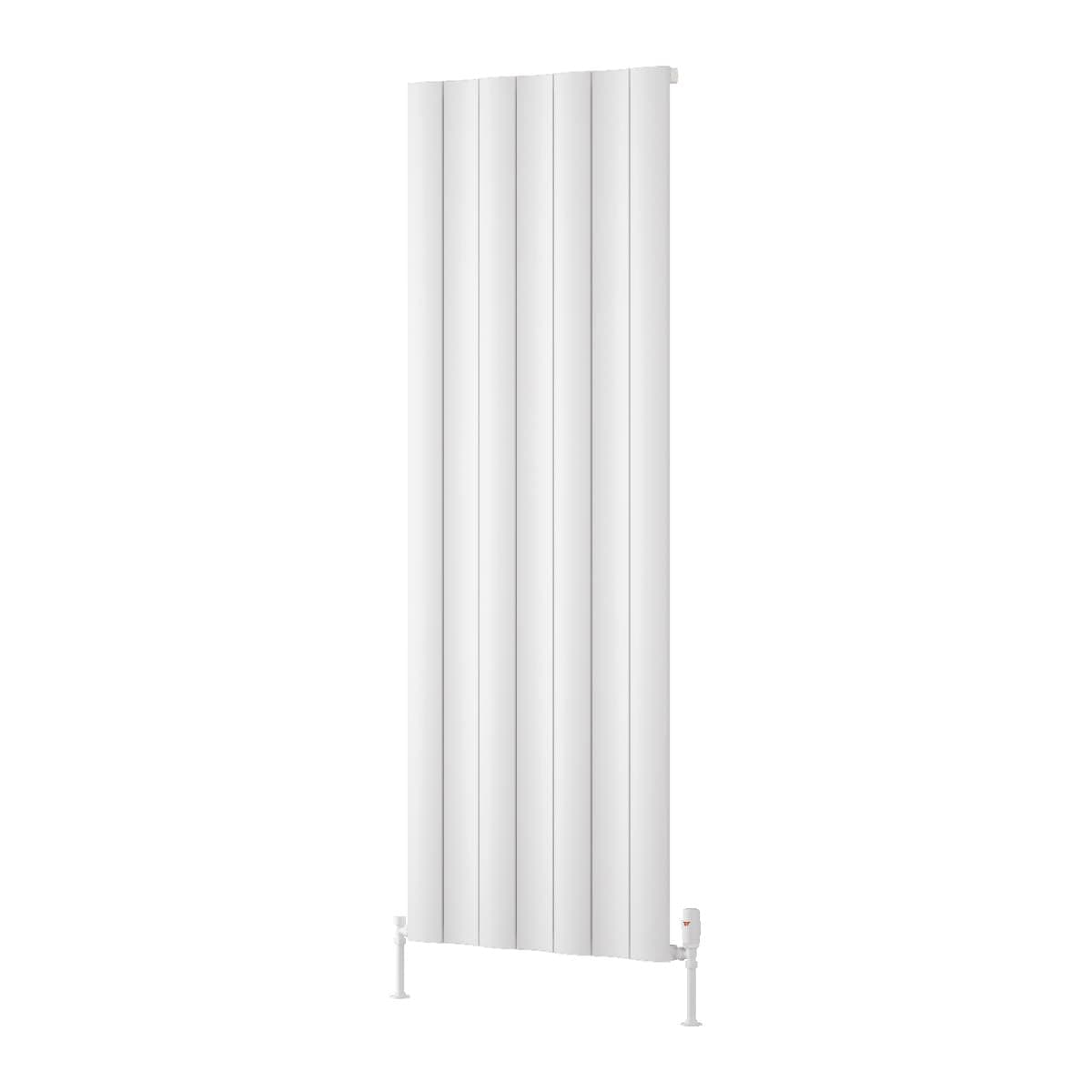 Reina Panel Radiator Reina Gio Aluminium Vertical Single Panel Central Heating Designer Radiator 1800 x 660mm / White