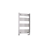 Eastbrook Wendover Curved Vertical Heated Towel Rail in White