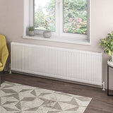 Aquarius Bathrooms Type 21 Aquarius Type 21 Compact Panel Radiator In Gloss White 600 x 2000mm