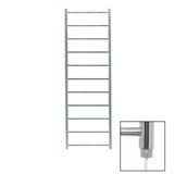 JIS Ladder Rail JIS Sussex Ardingly Vertical Stainless Steel Heated Towel Rail Electric Only / Polished Chrome