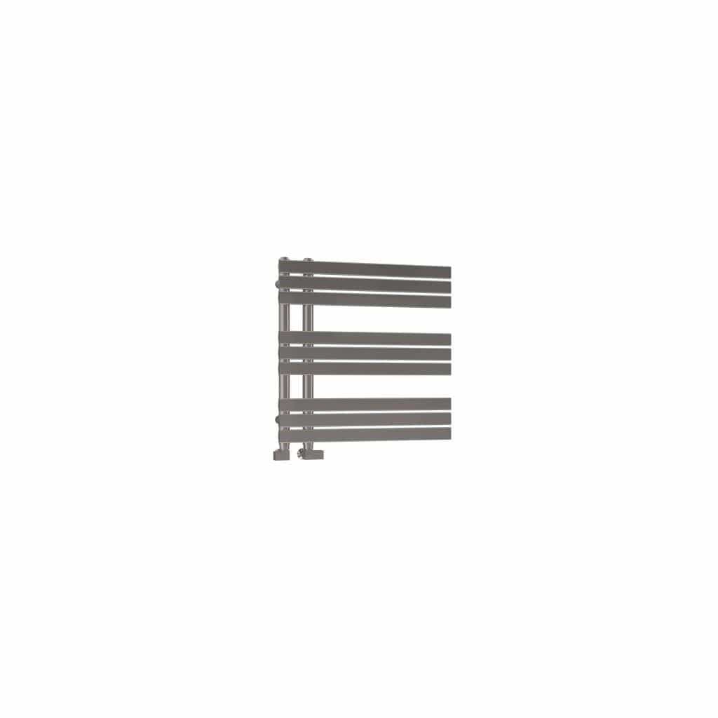 Eastbrook Designer Towel Radiator Eastbrook Leonardo Straight Vertical Heated Towel Rail in Chrome 600 x 600mm / Central Heating
